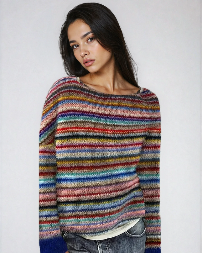 Hazel | Retro Knitted Sweater