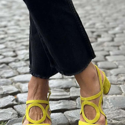 Isabeau | Chic Sandals for Women – Strappy Block-Heel Style