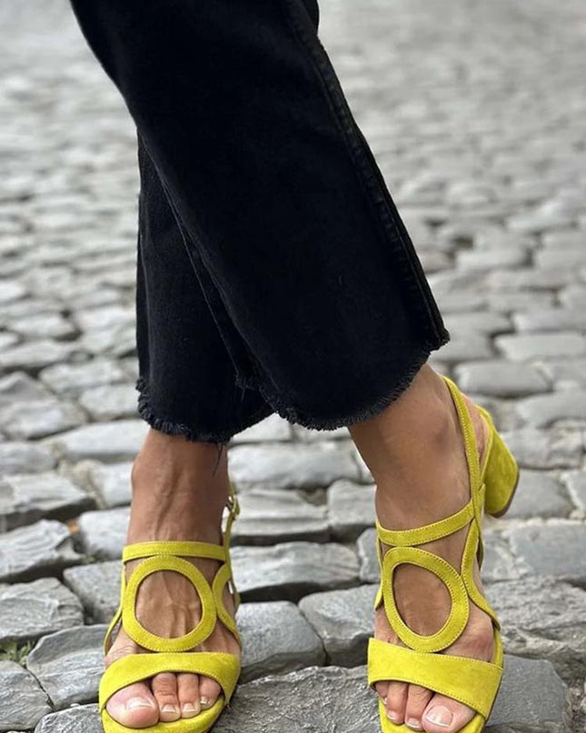 Isabeau | Chic Sandals for Women – Strappy Block-Heel Style