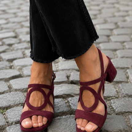 Isabeau | Chic Sandals for Women – Strappy Block-Heel Style
