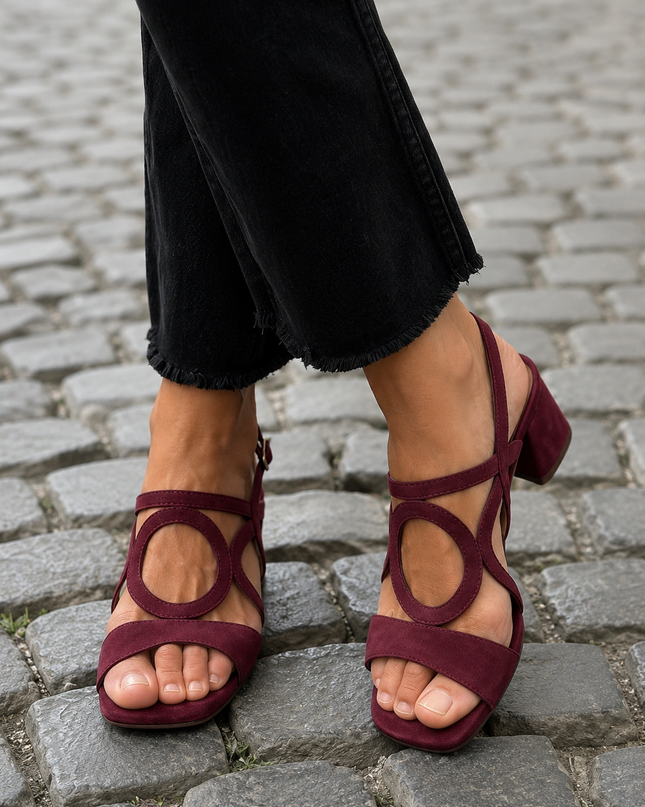 Isabeau | Chic Sandals for Women – Strappy Block-Heel Style