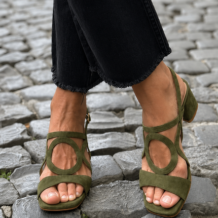 Isabeau | Chic Sandals for Women – Strappy Block-Heel Style