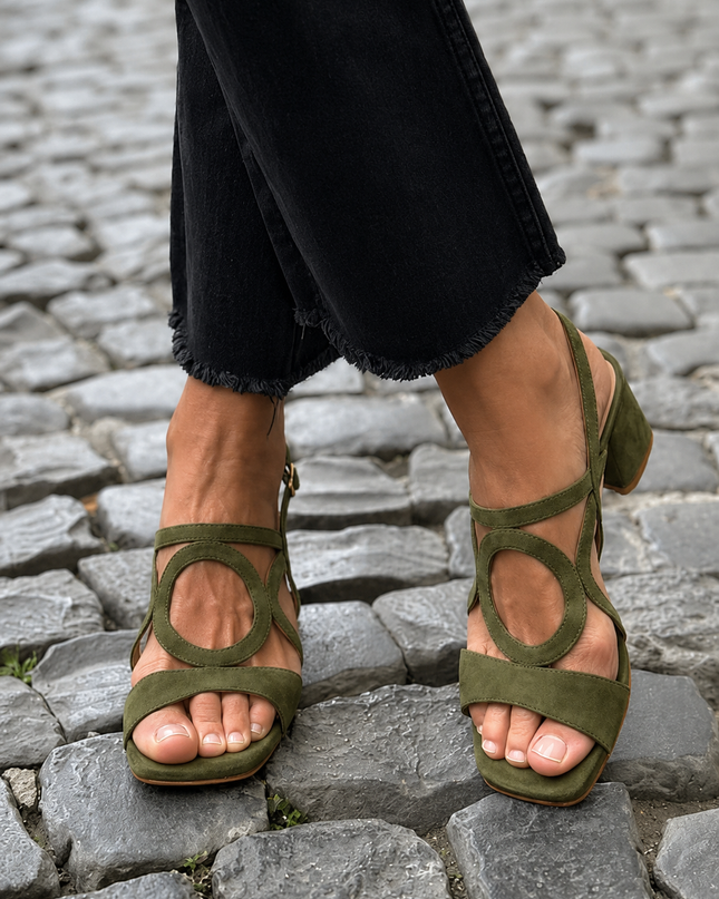 Isabeau | Chic Sandals for Women – Strappy Block-Heel Style