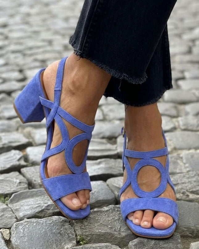 Isabeau | Chic Sandals for Women – Strappy Block-Heel Style
