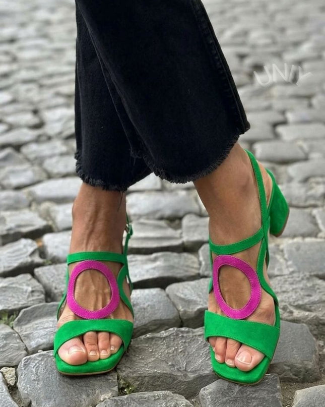 Isabeau | Chic Sandals for Women – Strappy Block-Heel Style