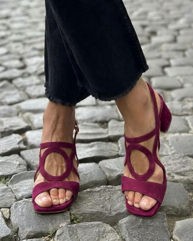 Isabeau | Chic Sandals for Women – Strappy Block-Heel Style