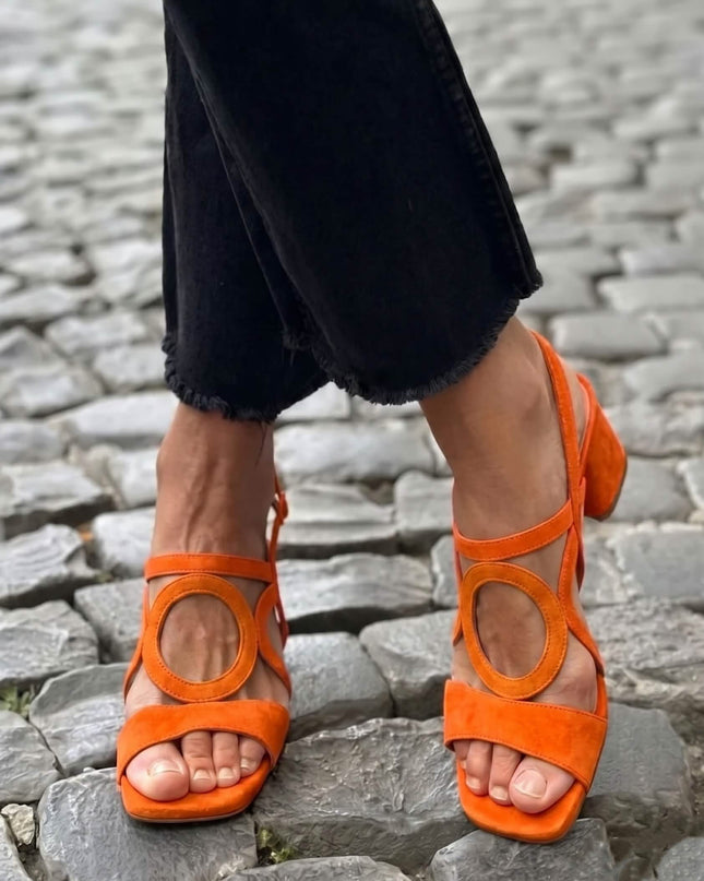 Isabeau | Chic Sandals for Women – Strappy Block-Heel Style