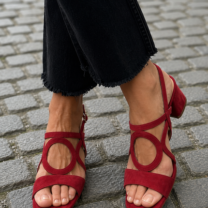Isabeau | Chic Sandals for Women – Strappy Block-Heel Style