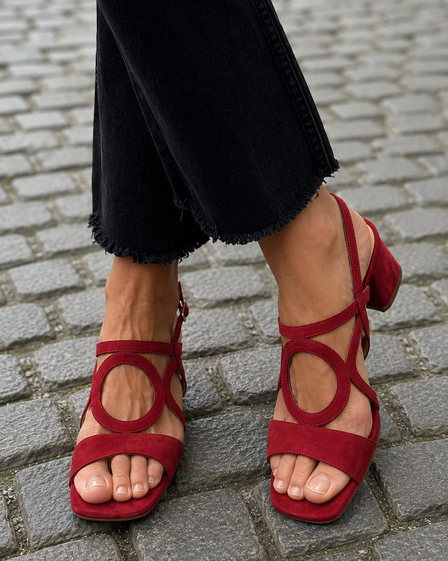 Isabeau | Chic Sandals for Women – Strappy Block-Heel Style
