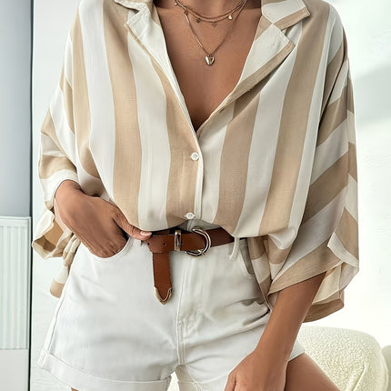 Isabeau | Coastal Blouse for Women – Relaxed Batwing Style