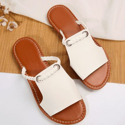 Isadora | Artisan Flat Sandals – Braided Strap