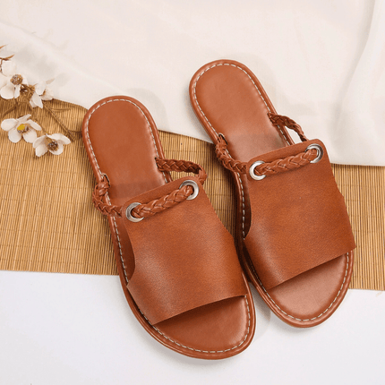 Isadora | Artisan Flat Sandals – Braided Strap