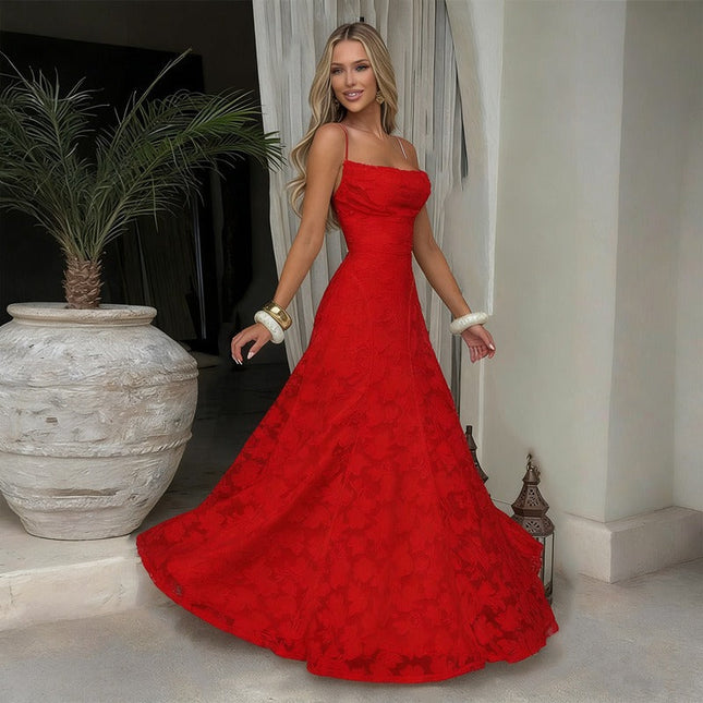 Isadora | Backless Maxi Evening Dress