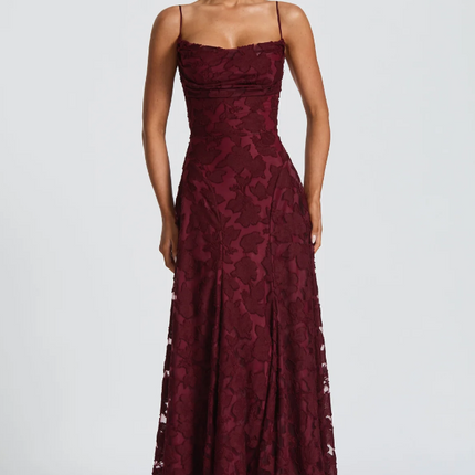 Isadora | Lace Maxi Evening Dress