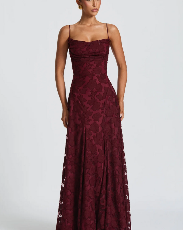 Isadora | Backless Maxi Evening Dress