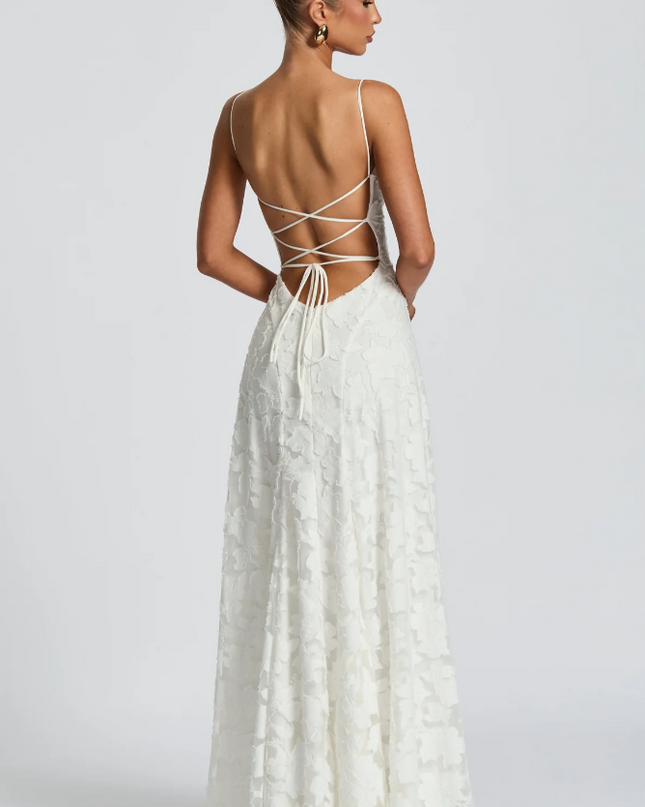 Isadora | Backless Maxi Evening Dress