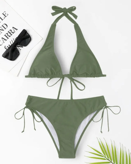 Isolde | Classic Bikini – Women's Halter Tie-Side Set