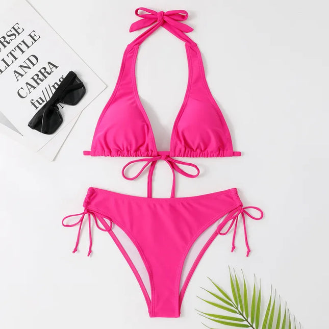 Isolde | Classic Bikini – Women's Halter Tie-Side Set