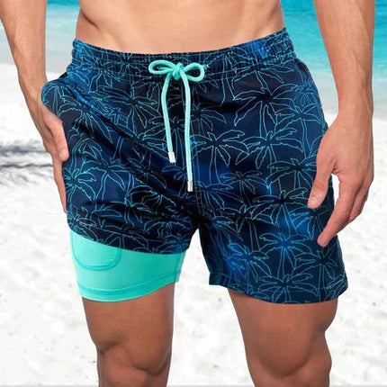 Kaelan | Quick-Dry Swim Shorts – Men's Performance Beach Style