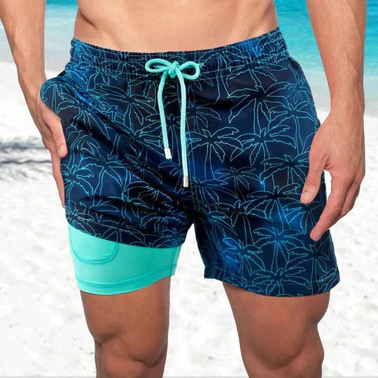 Kaelan | Quick-Dry Swim Shorts – Men's Performance Beach Style