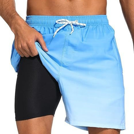 Kaelan | Quick-Dry Swim Shorts – Men's Performance Beach Style