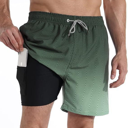 Kaelan | Quick-Dry Swim Shorts – Men's Performance Beach Style