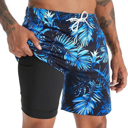 Kaelan | Quick-Dry Swim Shorts – Men's Performance Beach Style