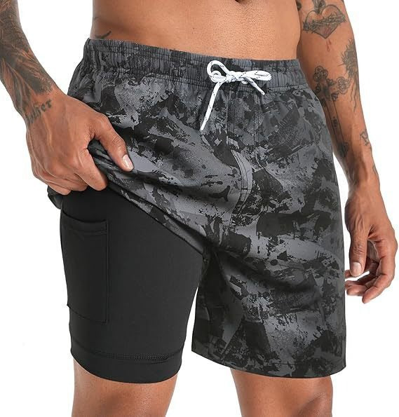 Kaelan | Quick-Dry Swim Shorts – Men's Performance Beach Style