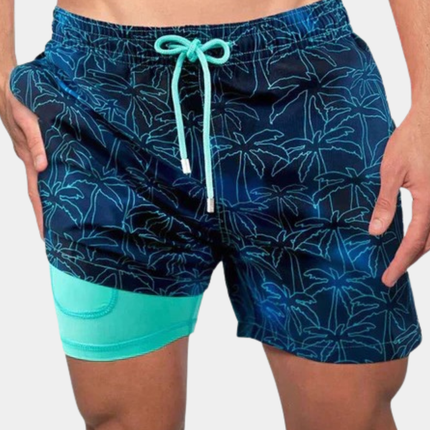 Kaelan | Quick-Dry Swim Shorts – Men's Performance Beach Style
