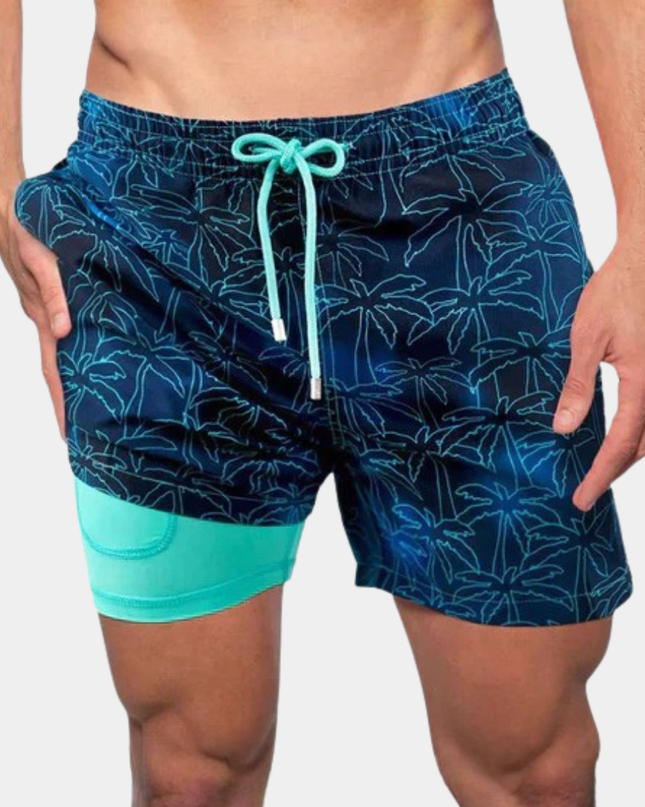 Kaelan | Quick-Dry Swim Shorts – Men's Performance Beach Style