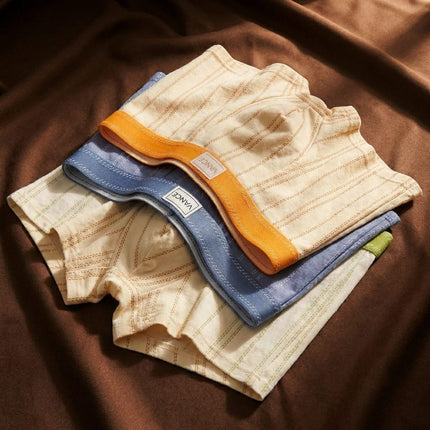 Leander | Retro Men's Boxers – Organic Cotton Striped Style