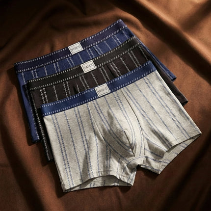 Leander | Retro Men's Boxers – Organic Cotton Striped Style