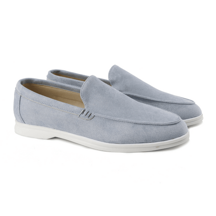 Men’s Slip-On Loafers – Stitched Detail & Light Sole