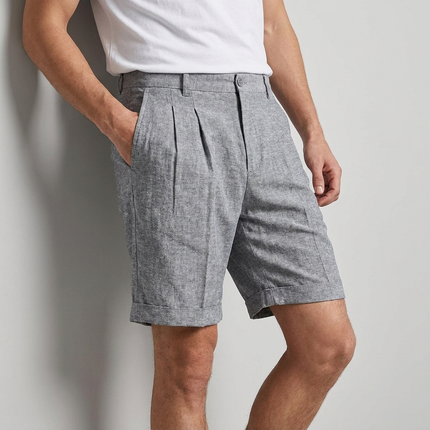 Lucan | Tailored Men's Shorts – Riviera Pleated Style