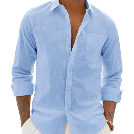 Lucas | Long Sleeve Button-Up Casual Shirt