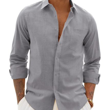 Lucas | Long Sleeve Button-Up Casual Shirt