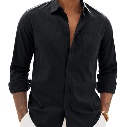 Lucas | Long Sleeve Button-Up Casual Shirt