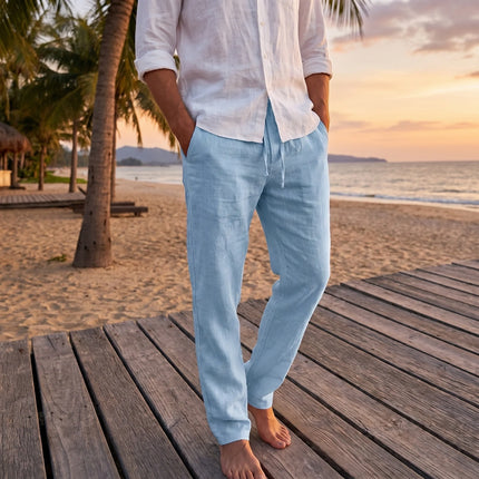 Lucien | Relaxed Linen Pants – Men's Lightweight Summer Fit