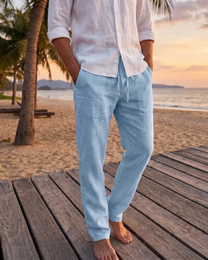 Lucien | Relaxed Linen Pants – Men's Lightweight Summer Fit
