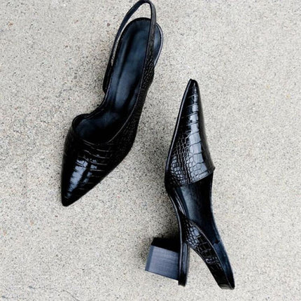 Lynn | Comfortable Heels – Pointed Toe Slingback