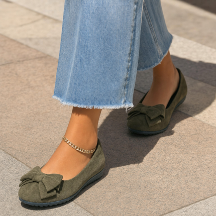 Maelis | Comfort Ballet Flats – Orthopedic Wide Fit