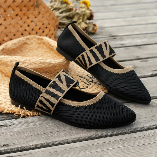 Maëlys | Elegant Mary Jane Flats – Orthopedic Comfort