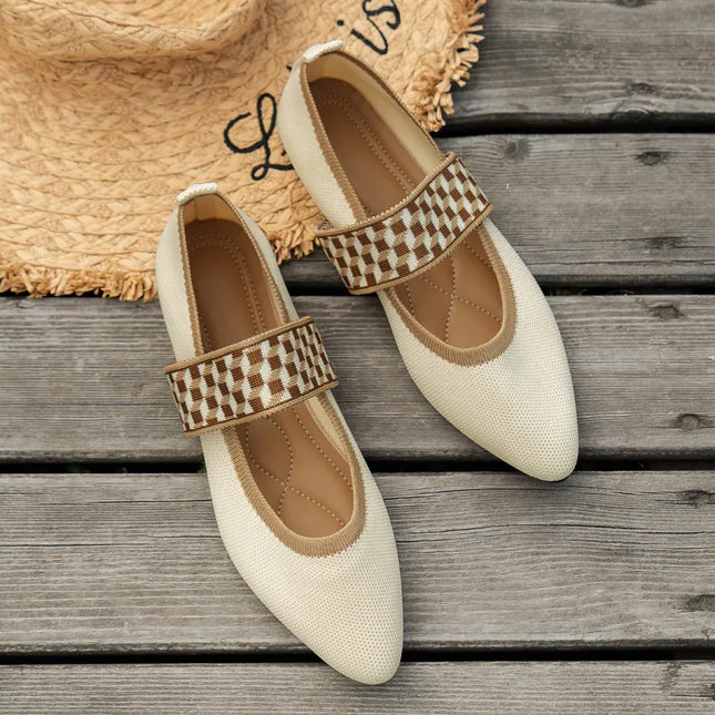 Maëlys | Elegant Mary Jane Flats – Orthopedic Comfort