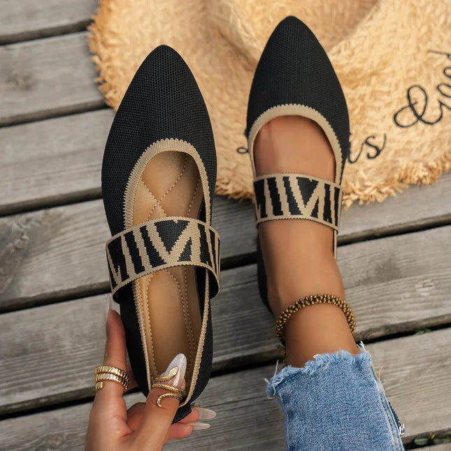 Maëlys | Elegant Mary Jane Flats – Orthopedic Comfort