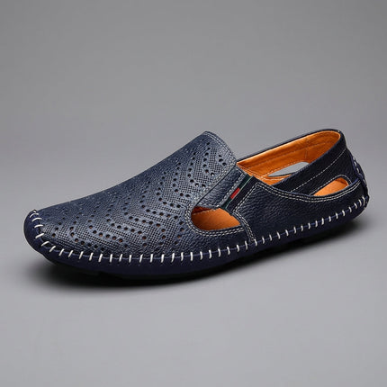 Matteo | Classic Men's Sandals – Leather Slip-On