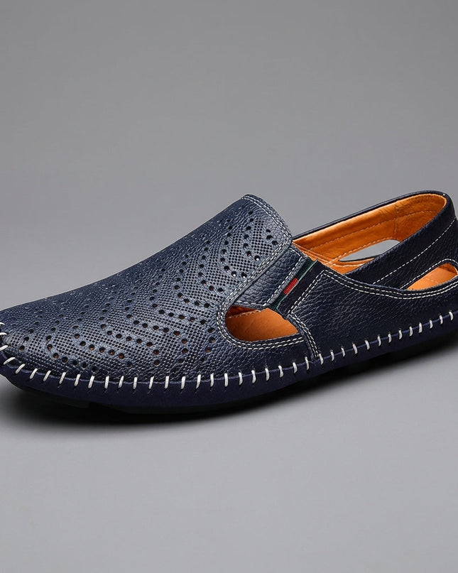 Matteo | Classic Men's Sandals – Leather Slip-On