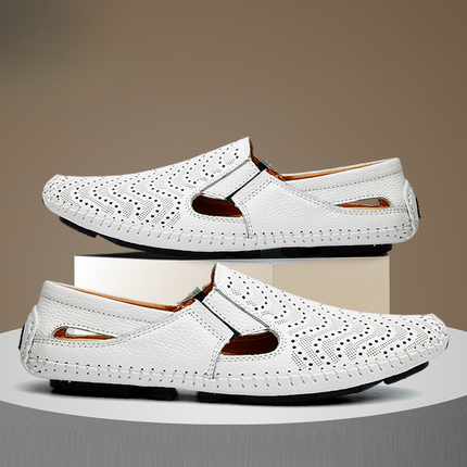 Matteo | Classic Men's Sandals – Leather Slip-On