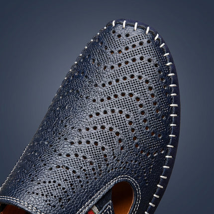 Matteo | Classic Men's Sandals – Leather Slip-On