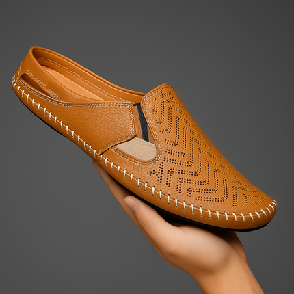 Matteo | Classic Men's Sandals – Leather Slip-On