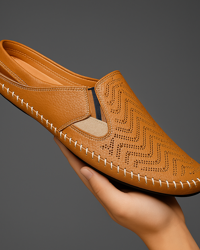 Matteo | Classic Men's Sandals – Leather Slip-On